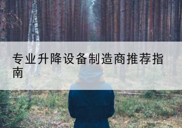 茶陵电动剪叉升降平台厂家-专业升降设备制造商推荐指南